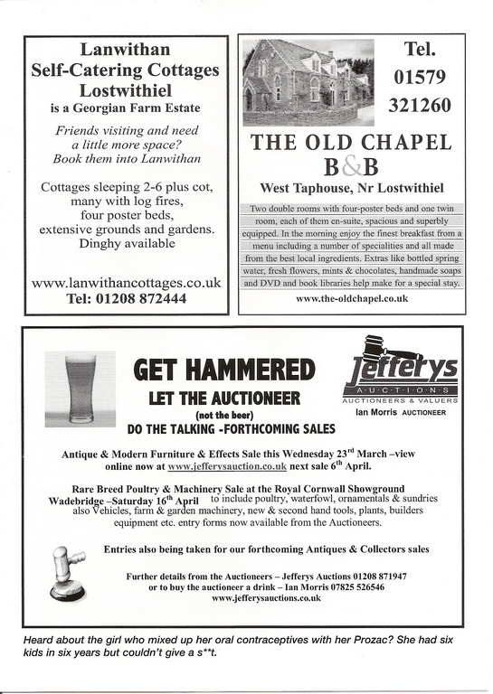 8th Lostwithiel Charity Beer Festival Programme - Page 29
